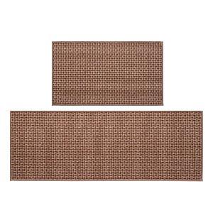 Chenille Checkered Kitchen Doormat      