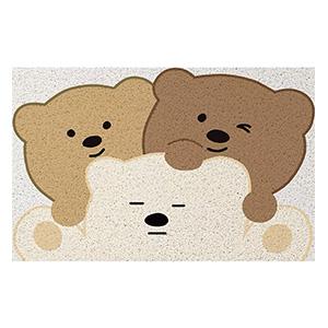 Bear Printed PVC Coil Door Mat
