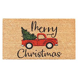 Christmas Coir Entrance Doormat