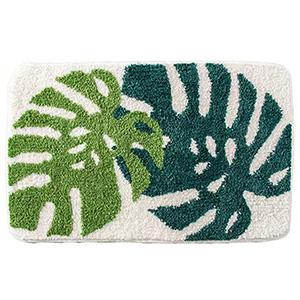 Turtle Bamboo Leaves Bathroom Floor Mat  