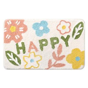 Happy Flower Bath Mat