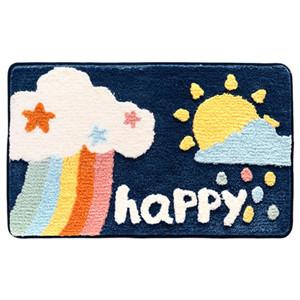 Happy Rainbow Bath Mat