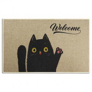 Cat and Dog Linen Printing Mat 