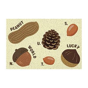 Nut Printed Coil Floor Mat