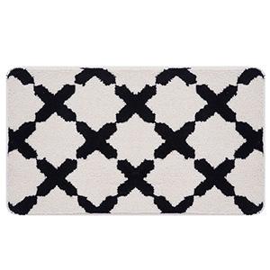 Flock Bathroom Floor Mat 