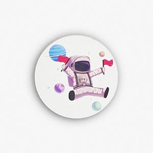 Creative Astronaut Coffee Mats