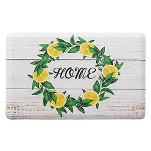 Lemon Flower Bathroom Mat
