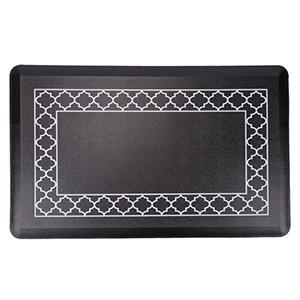 Black and White Floor Mat