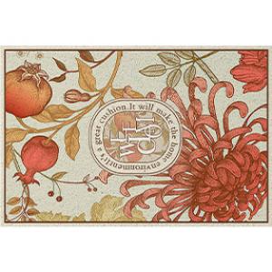 Tulips Flower Printed PVC Roll Door Mat 